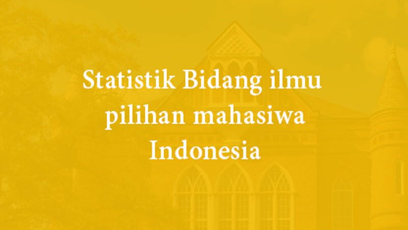 Bidang Ilmu dengan Jumlah Mahasiswa Terbanyak di Indonesia Tahun 2025